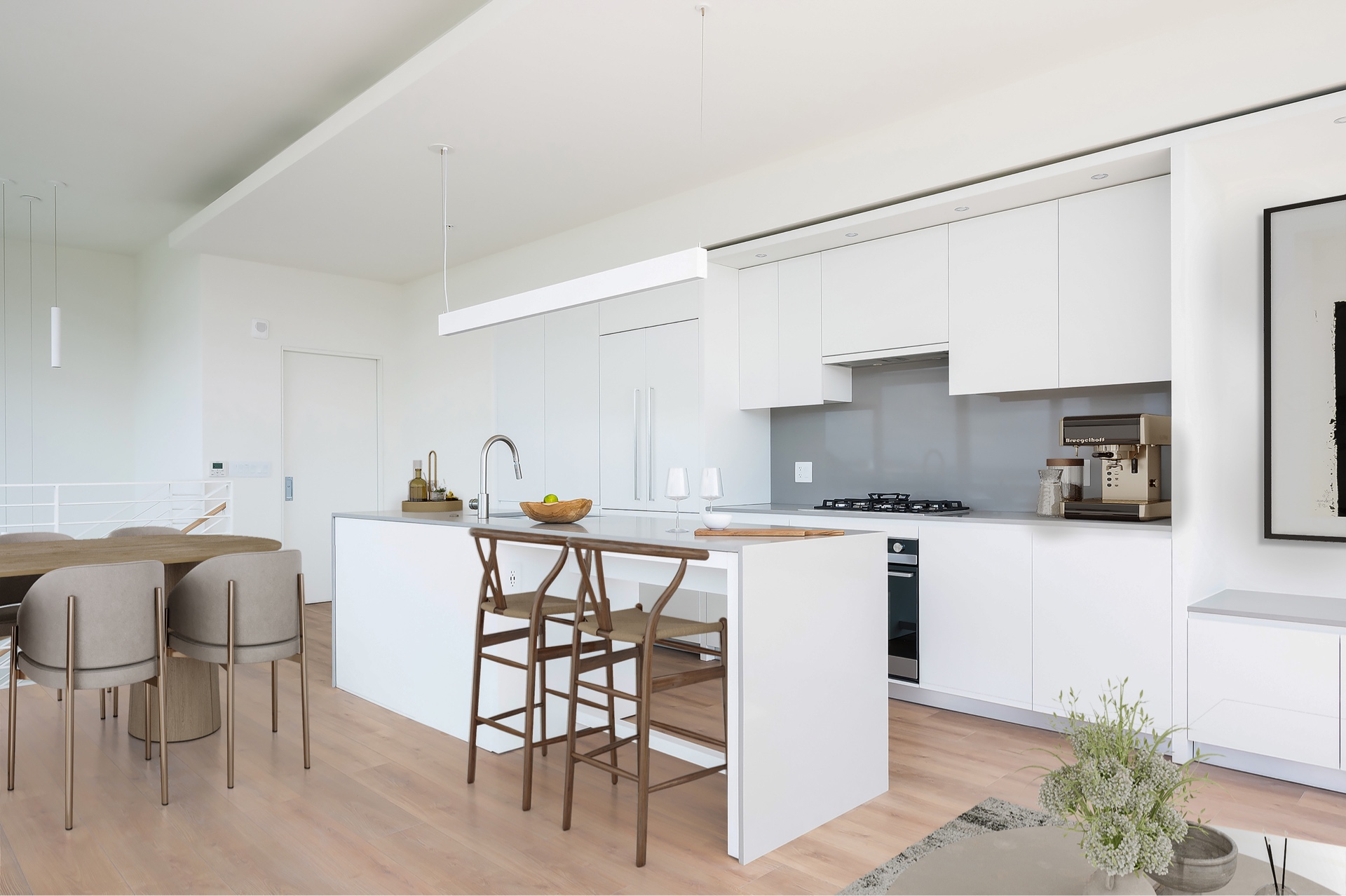 Beautiful view of Professional Penthouse Apartment Staging